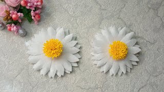 🌼beautiful handmade foamiran flower🌼 DIY chamomile flower🌼#craft #foamiran #decoration #handmade