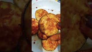 🔥Spicy baigan Bhaja recipe 🤤#shortsvideo #shorts #food