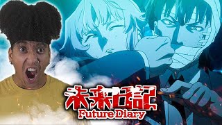 Future Diary Episode 12 REACTION & REVIEW "No Service Area" | Anime Reaction