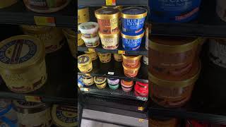 In Walmart getting ice cream