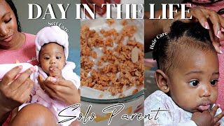 VLOG: Day In The Life of A Solo Parent |  Mom & Daughter morning routine | how i stay productive