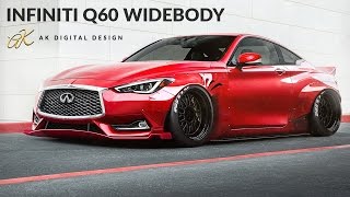 Infiniti Q60 | Widebody Rendering