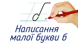 Написання малої букви б. Видавництво "Підручники і посібники" для Нової Української Школи (НУШ)