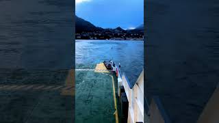 🇮🇹 Lake Como ⛴️ Ferry Boat From Menaggio To Bellagio 😍 #italy #explore #travel #lakecomo #shorts