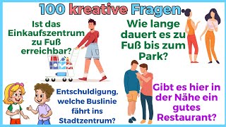 100 креативных вопросов для вашего обучения немецкому | Учите немецкий с удовольствием