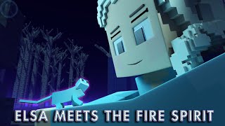 Frozen 2 - Elsa Meets The Fire Spirit Minecraft Animation