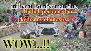 Ini yang terjadi ketika mancing bawal dan lele di lombakan