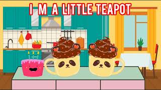 I'm  A Little Teapot kg Rhyme | Nursery rhymes | toddler song