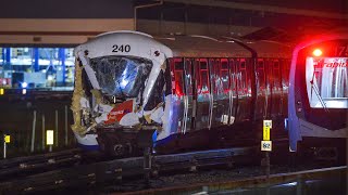 LRT bertembung stesen KLCC | LRT crash collide Kuala Lumpur