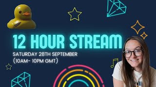 12 Hour Reading / Productivity Sprints (LIVE!)