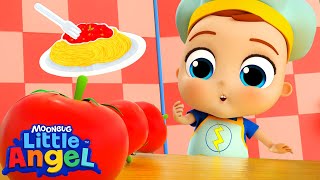 Baby John Cooks Pasta! | Baby John’s Playtime Songs & Nursery Rhymes @littleangel