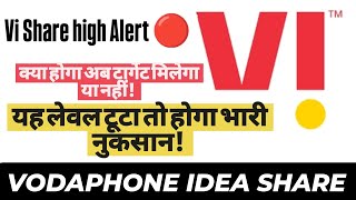 Vodaphone idea stocks news 💥 क्या होगा अगर लेवल टूटा तो! chat analysis #stocksmarket