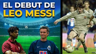 EL DEBUT de LIONEL MESSI en CONTEXTO | Porto vs Barcelona (2003)