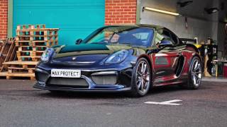 Porsche GT4 Paint Protection Detail with Xpel PPF, coated in UNC-R PRO ELITE