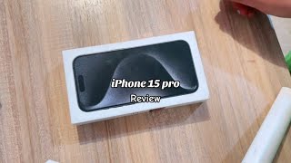 Iphone 15 pro - Unboxing Titanio black