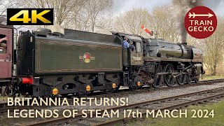 70000 Britannia  |  Legends Of Steam  |  17 March 2024