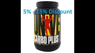 Discount - Universal Nutrition, Carbo Plus, High-Energy Complex Carbohydrate Drink Mix Review