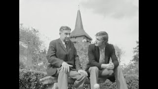 Premier document de Jean-Pierre Pernaut réalisé en 1972 à Gerberoy (Oise), avec Rémy le Sidaner.