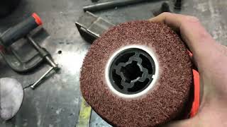 Homemade flap wheel