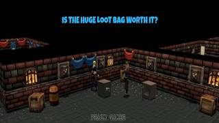 Is the huge loot bag worth it? Runescape 3 safecracking