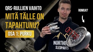 Qrs rullien vaihto |MITÄ TÄLLE ON KÄYNY?| Osa 1 purku