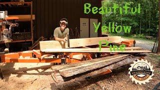 Beautiful Yellow Pine #woodmizer  #sawmill