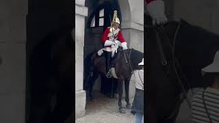 Went from watching them on TikTok to seeing the King’s guard in real life #london #unitedkingdom