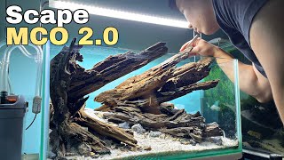 Aquascaping Design | Nano Tank 60cm - Step by Step Ep3 | 水草造景设计