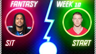 Fantasy Football Week 10 Start 'Em Sit 'Em