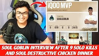 Soul Goblin Interview After Chicken Dinner in BMPS 🚀| Goblin Revealed Strategy for Finals in BMPS 🔥🚀