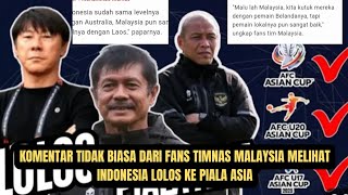 komentar dari fans Malaysia ke timnas Indonesia setelah timnas Indonesia lolos piala Asia