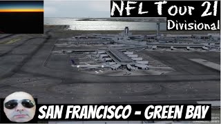 San Francisco - Green Bay, PMDG 777 [NFL Tour 21, "Divisional Round"] [P3D] [VATSIM]