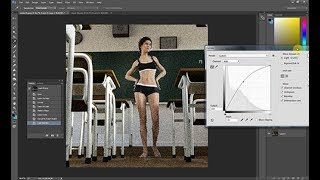 Partially adjust brightness in DazStudio and Photoshop