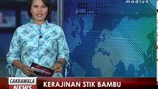 MASUK TV [#1] PRING MADIUN Kerajinan Bambu - Liputan BBS TV Madiun