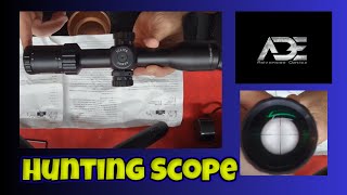 Hunting Scope 4x12 table top review ADE Advanced Optics