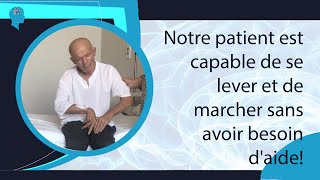 Notre patient est capable de se lever et de marcher sans avoir besoin d'aide! #parkinson