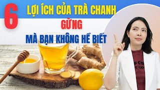 6 Lợi ích của Trà chanh gừng mà bạn không ngờ tới|Đỗ NGọc Diệp