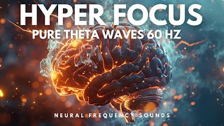 Quantum Focus with Pure 60 Hz Theta Waves Accelerated Learning Binaural Beats