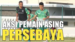 KOMPAK 3 Pemain Asing Persebaya Berlatih Serius