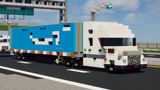 Minecraft Amazon Semi Trailer Truck Tutorial