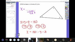 23 February - (13.2) Angles - Constructing Expressions & Equations