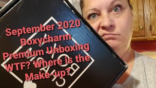 Boxycharm Premium  September Unboxing! Where is the Make-up?