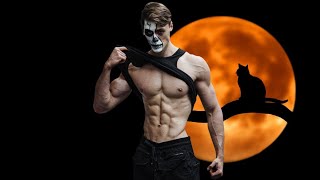 DAVID LAID Halloween workout|GymMotivation| no pain no gain|4K|#gymmotivation#bodybuilding #workout