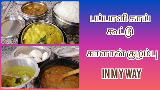 என்னுடைய காலை வேலைகள்|Morning Routine Vlog|Papaya Kootu||Mushroom Kualmbu in Tamil|பப்பாளிகாய்கூட்டு