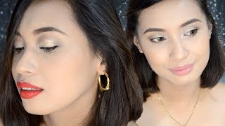 Glowy Holiday Drugstore Makeup | eliciaMUA