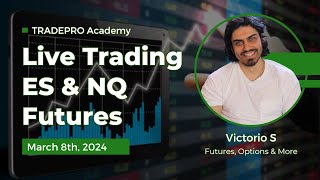 Live Trading Futures NQ/ES (Mar.08)