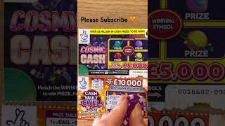 COSMIC JEWELS : #nationallottery #scratchcards #scratching #fypシ #scratch #fyp #shorts