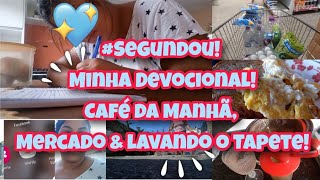 Uma Manhã Produtiva! |Dica de Devocional, Compras da Semana|Segunda-feira de Mãe|Querida ❤️#maede3❣️