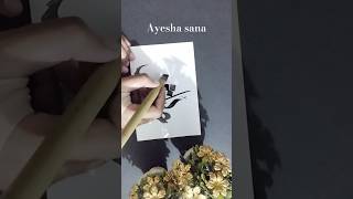 Ayesha sana name art #ytshorts #viralvideo #trending #artshort #ayesha #sara