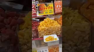 Dried fruit at Komachi dori in Kamakura